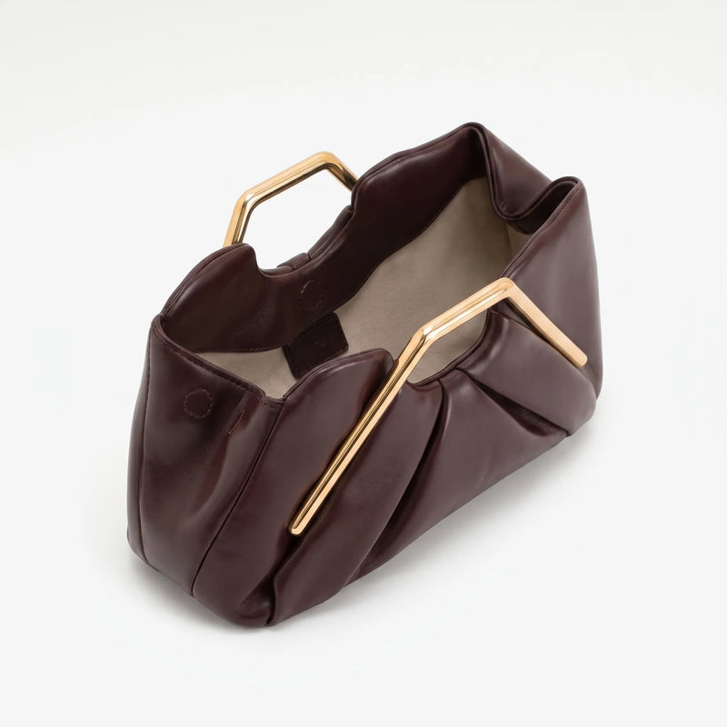 Soft Pleated Evening Clutch Bag - Drapeo