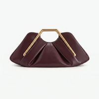 Soft Pleated Evening Clutch Bag - Drapeo