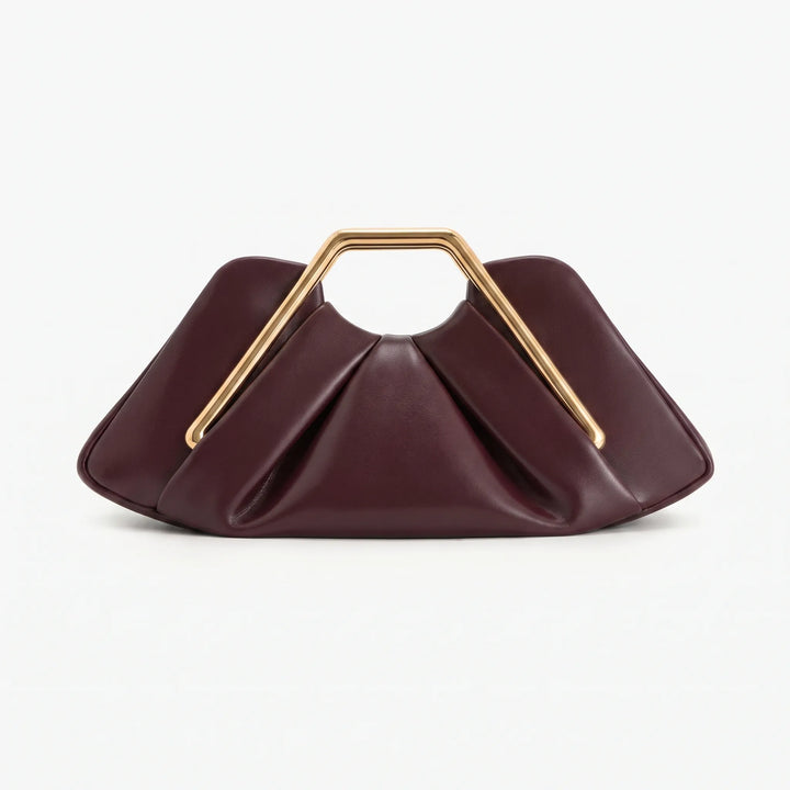 Soft Pleated Evening Clutch Bag - Drapeo