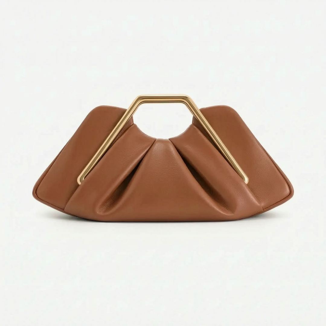 Soft Pleated Evening Clutch Bag - Drapeo