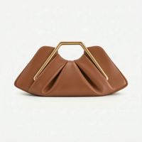 Soft Pleated Evening Clutch Bag - Drapeo