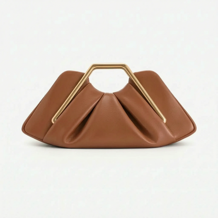 Soft Pleated Evening Clutch Bag - Drapeo