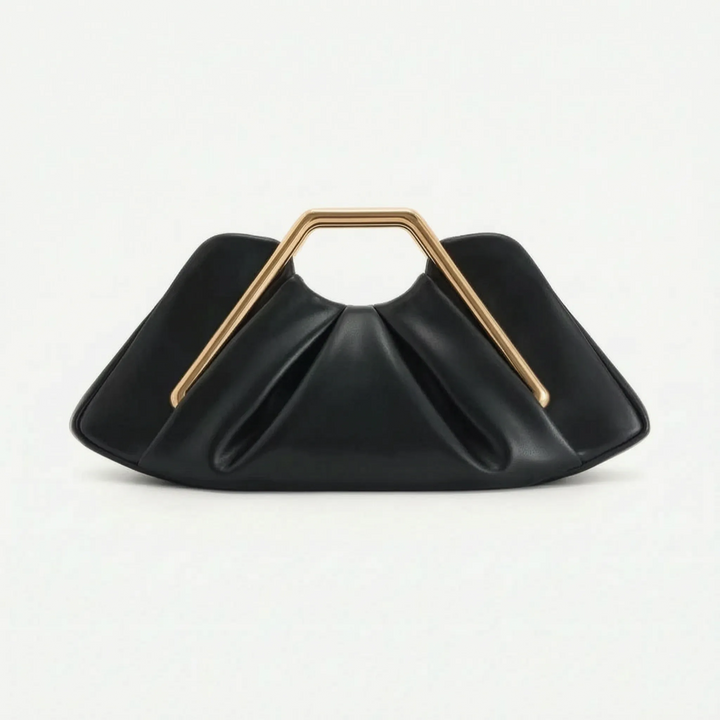 Soft Pleated Evening Clutch Bag - Drapeo