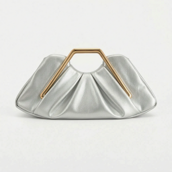 Soft Pleated Evening Clutch Bag - Drapeo