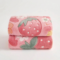 Soft Textured Floral Patterned Throw Blanket - Florisense