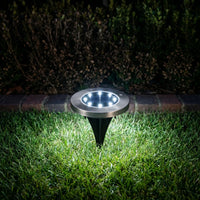 Solar Powered Garden Ground Lights - Lumidisk