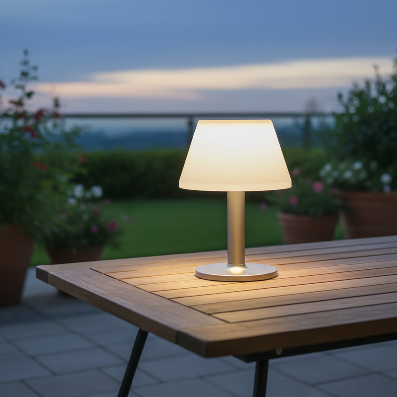 Solargetriebene Tischlaterne - GlowGarden