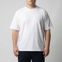 Solid Color Fitted Crew Neck Tee - Jeff