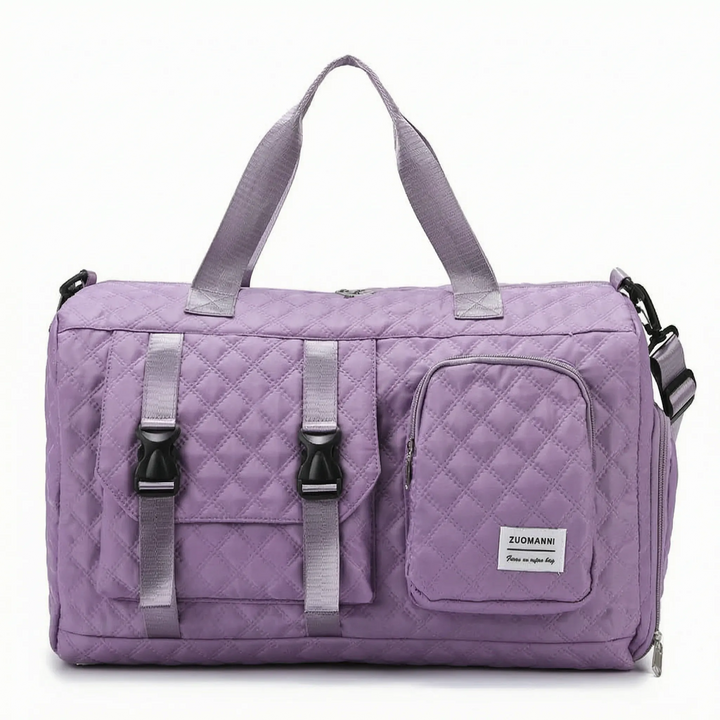 Spacious Quilted Casual Overnight Holdall - Brevyn