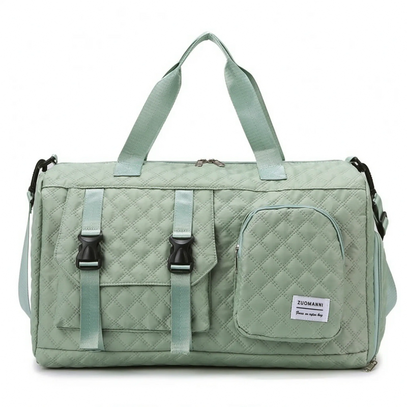 Spacious Quilted Casual Overnight Holdall - Brevyn