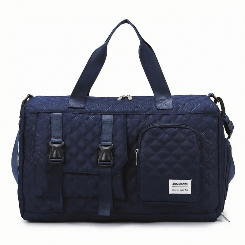 Spacious Quilted Casual Overnight Holdall - Brevyn
