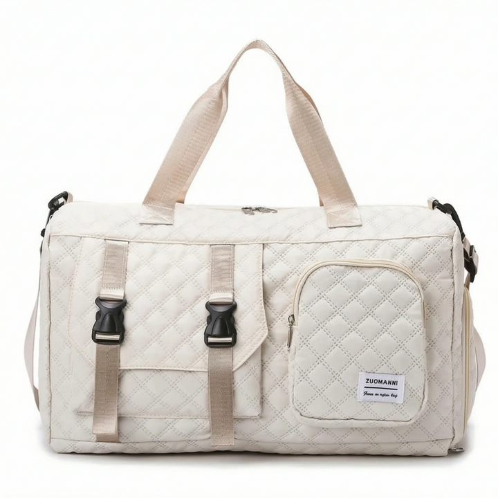 Spacious Quilted Casual Overnight Holdall - Brevyn