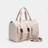 Spacious Quilted Casual Overnight Holdall - Brevyn