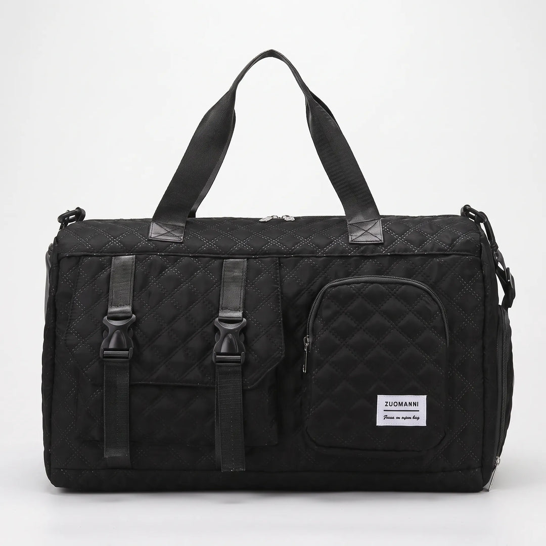 Spacious Quilted Casual Overnight Holdall - Brevyn