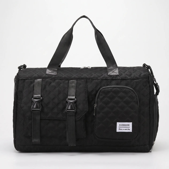 Spacious Quilted Casual Overnight Holdall - Brevyn