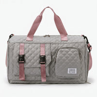 Spacious Quilted Casual Overnight Holdall - Brevyn
