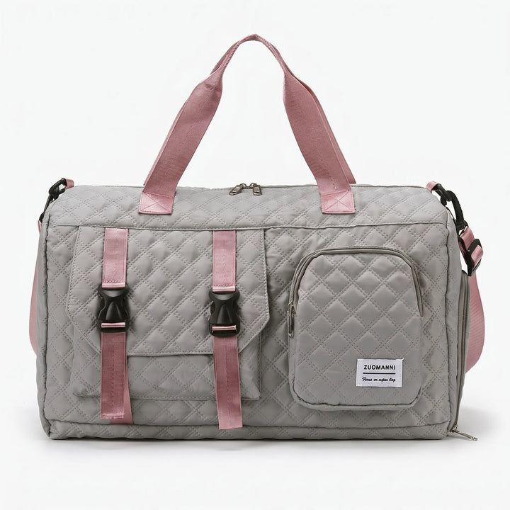 Spacious Quilted Casual Overnight Holdall - Brevyn