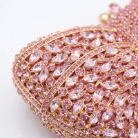 Sparkling Bow-Shaped Evening Clutch Bag - Bovena