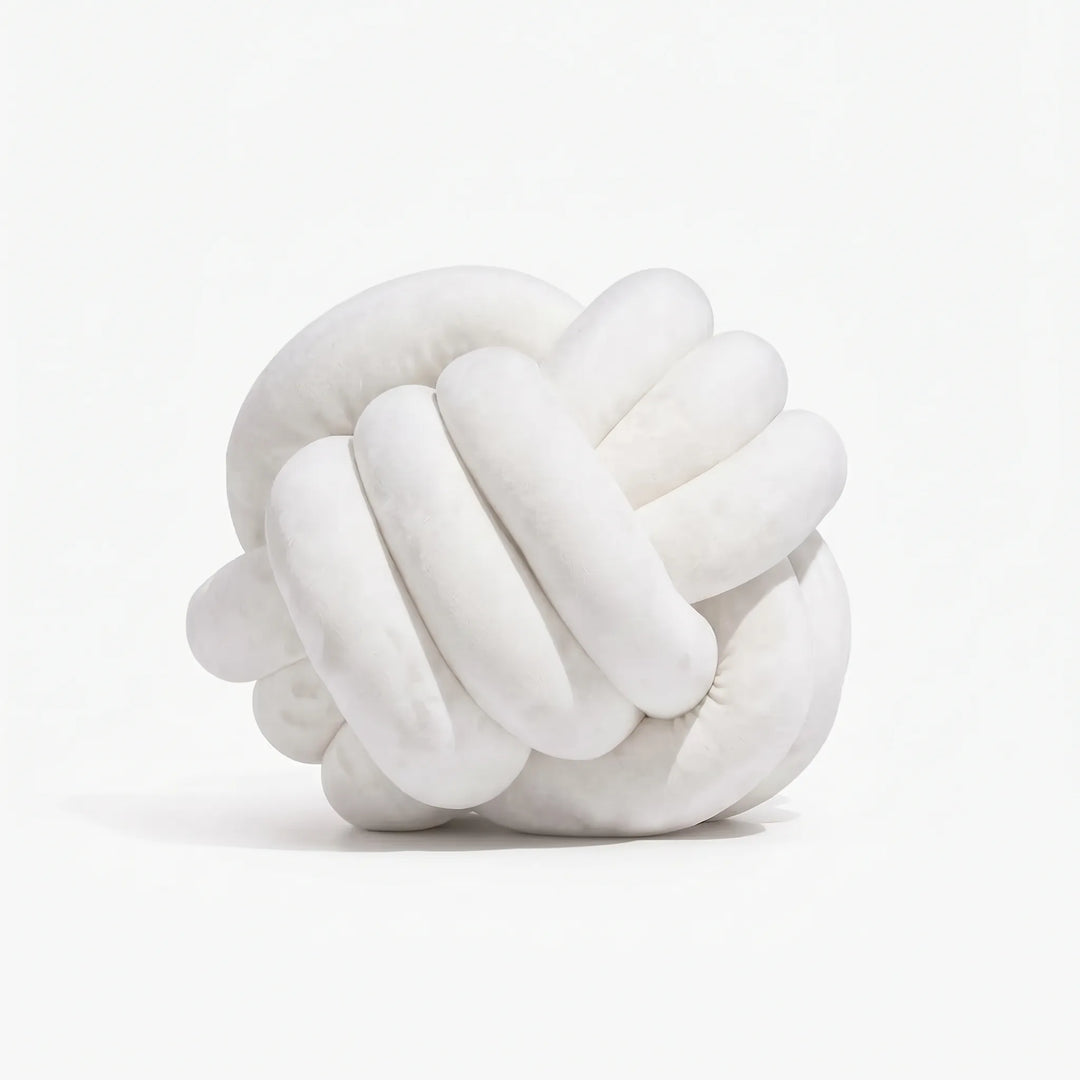 Spherical Knotted Decorative Throw Pillow - Noduva