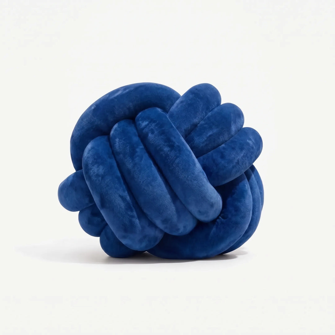 Spherical Knotted Decorative Throw Pillow - Noduva