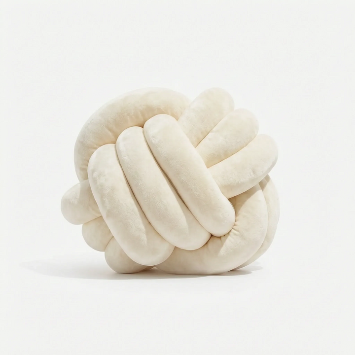 Spherical Knotted Decorative Throw Pillow - Noduva