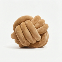 Spherical Knotted Decorative Throw Pillow - Noduva