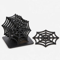 Spiderweb Design Drink Coasters - Webbia