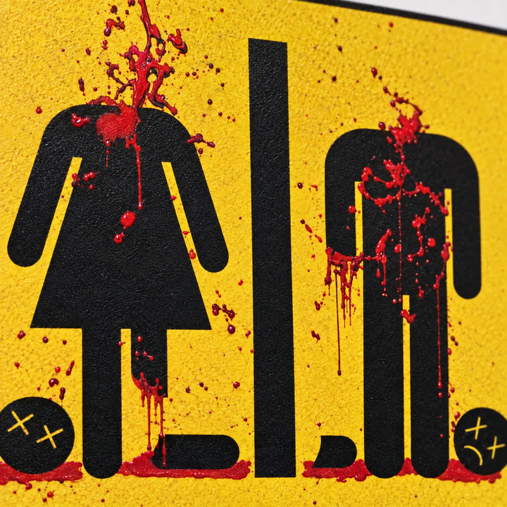 Spooky Bathroom Sign - GoreMark