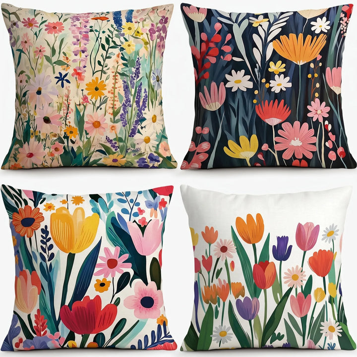 Square Decorative Throw Cushion Covers - Ornatia