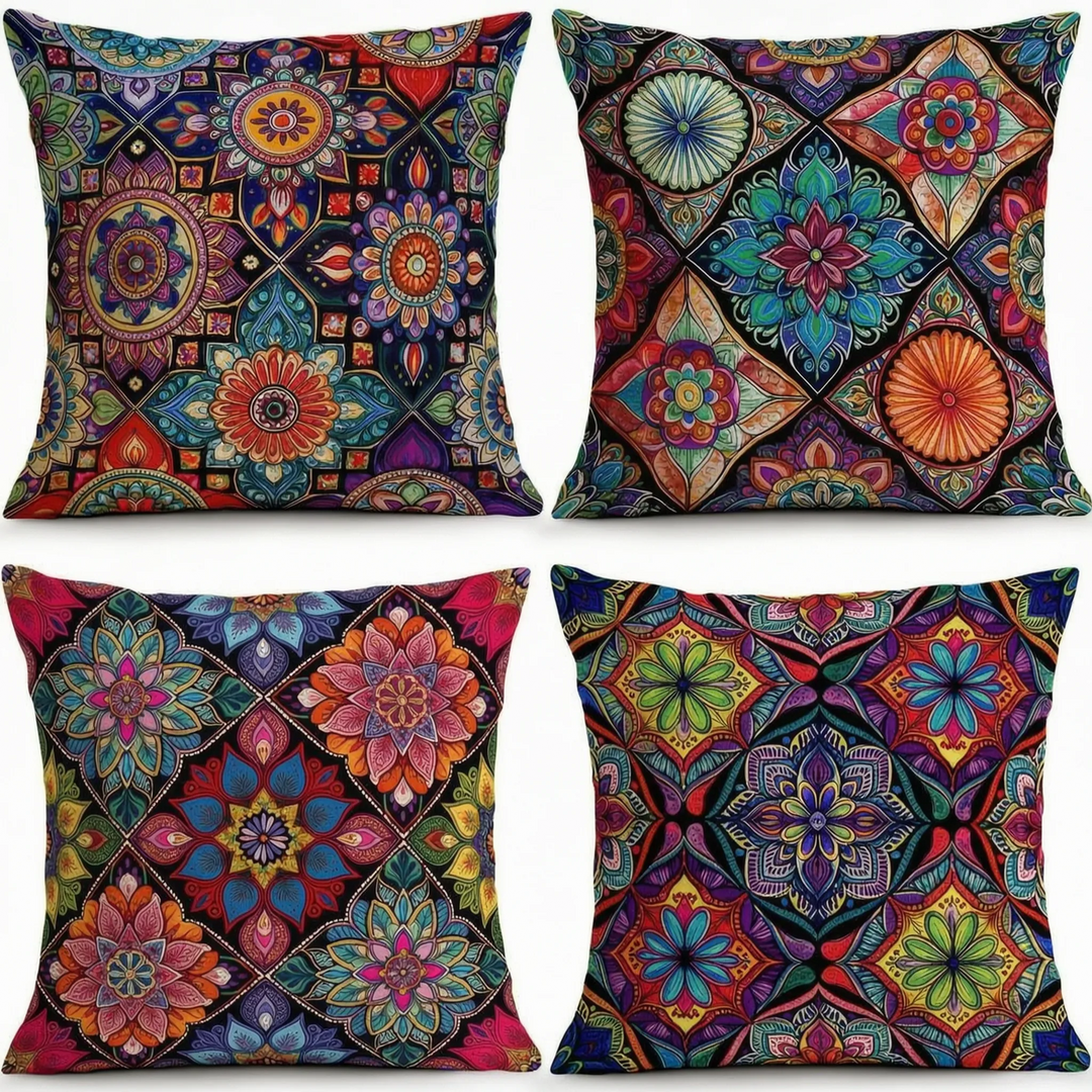 Square Decorative Throw Cushion Covers - Ornatia