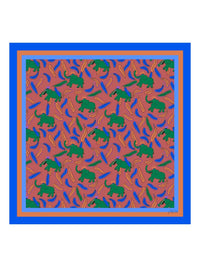 Square Printed Neck Scarf - Zambeza