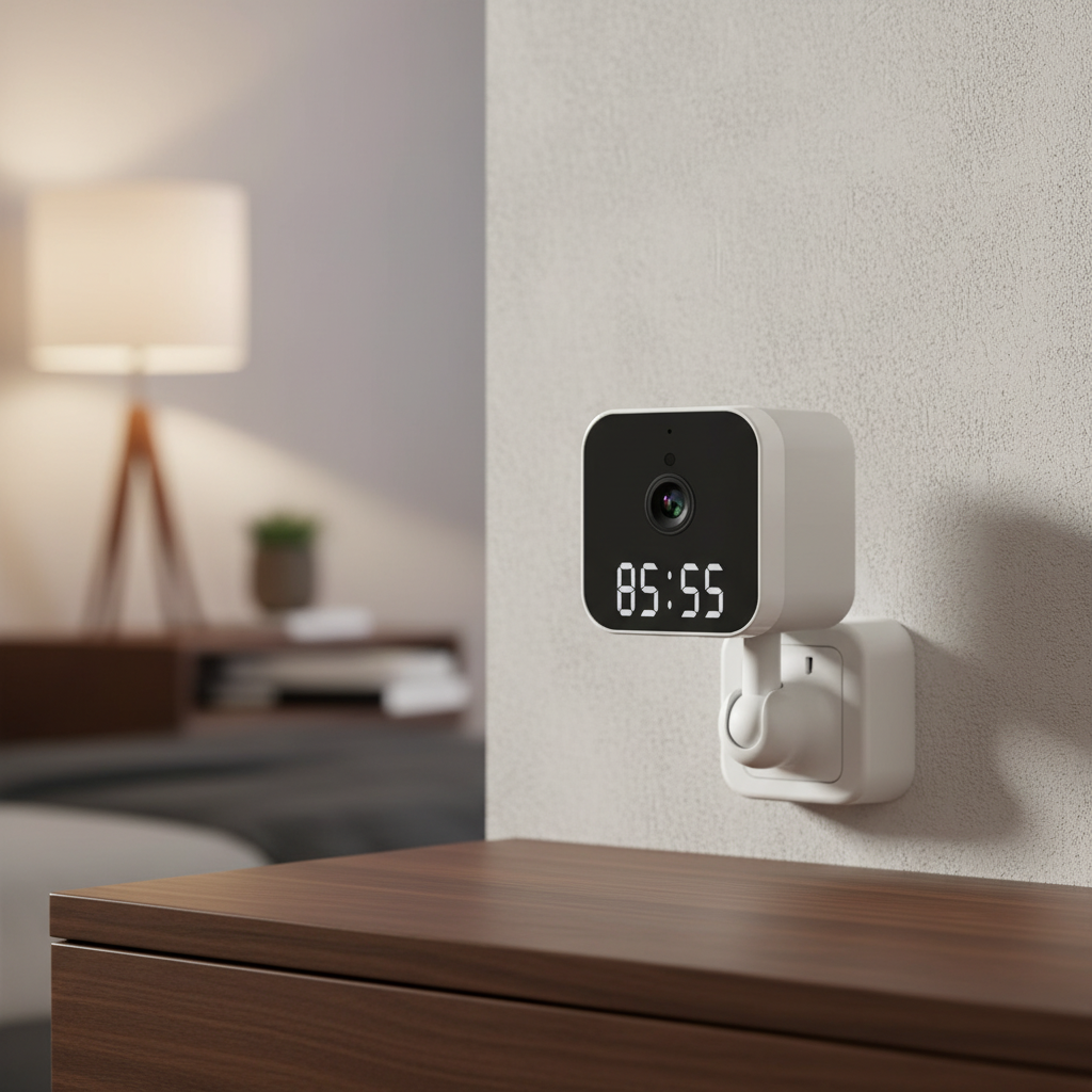 Discrete pinhole camera as a digital clock 1080P – No Worries Official