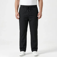 Straight Fit Elastic Waist Casual Pants - Donnie
