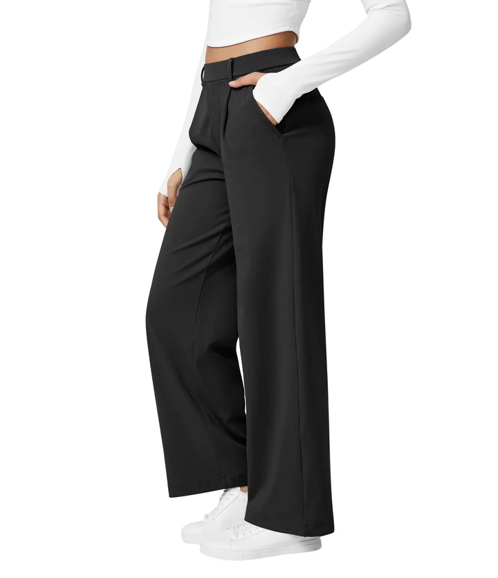 Straight Leg Women's Trousers - Gina