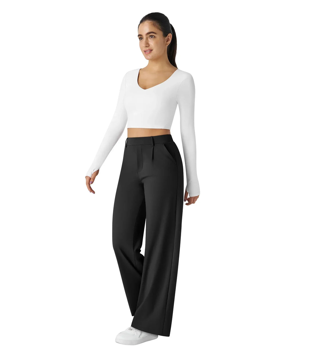 Straight Leg Women's Trousers - Gina