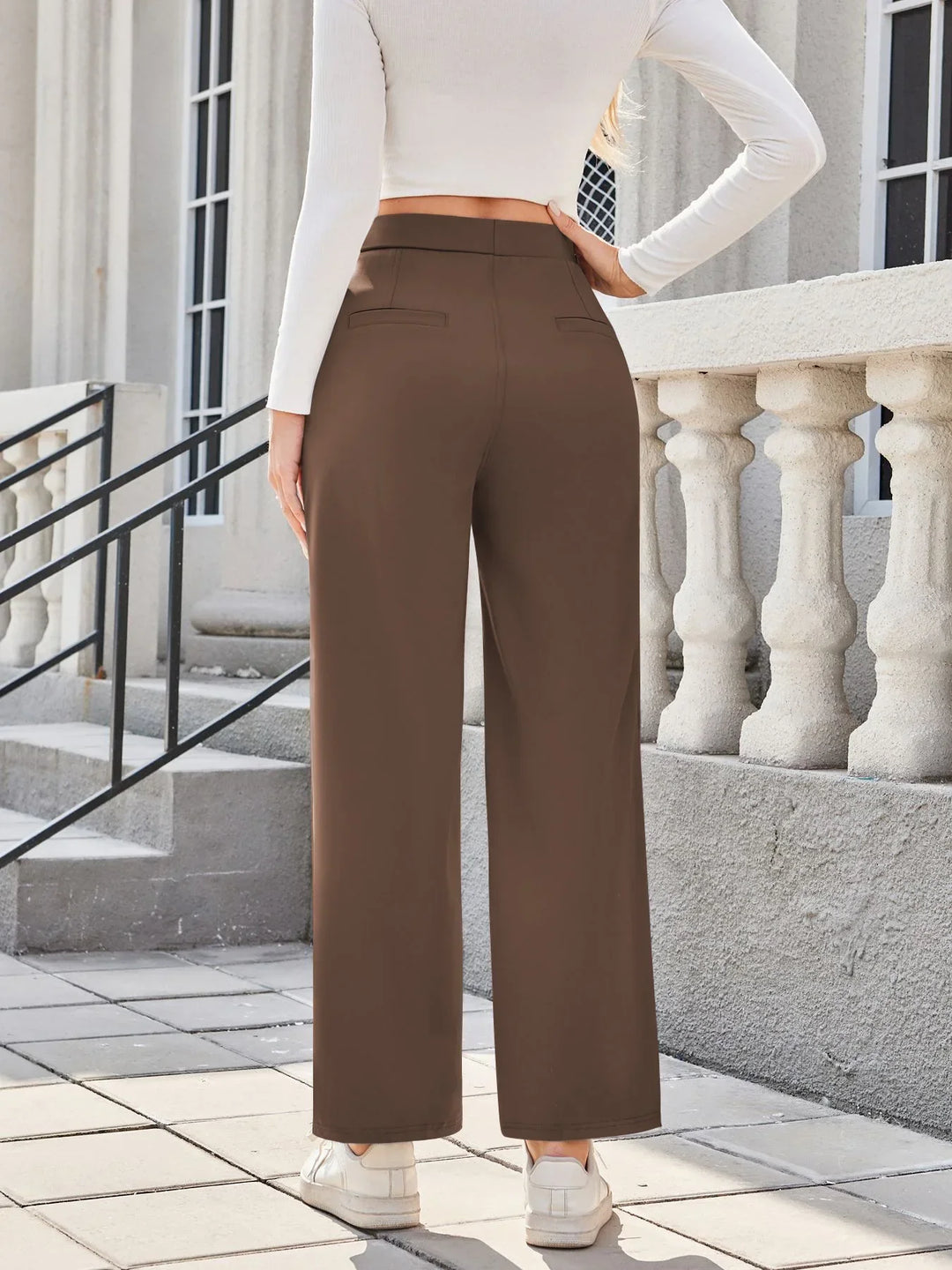 Straight Leg Women's Trousers - Gina