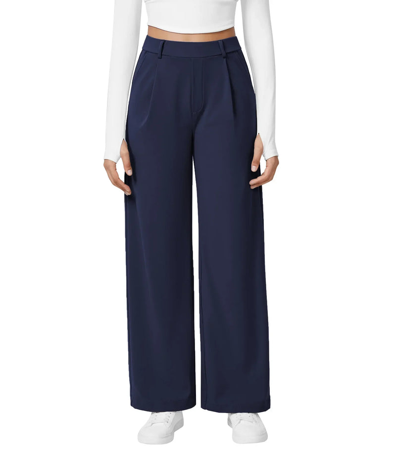 Straight Leg Women's Trousers - Gina
