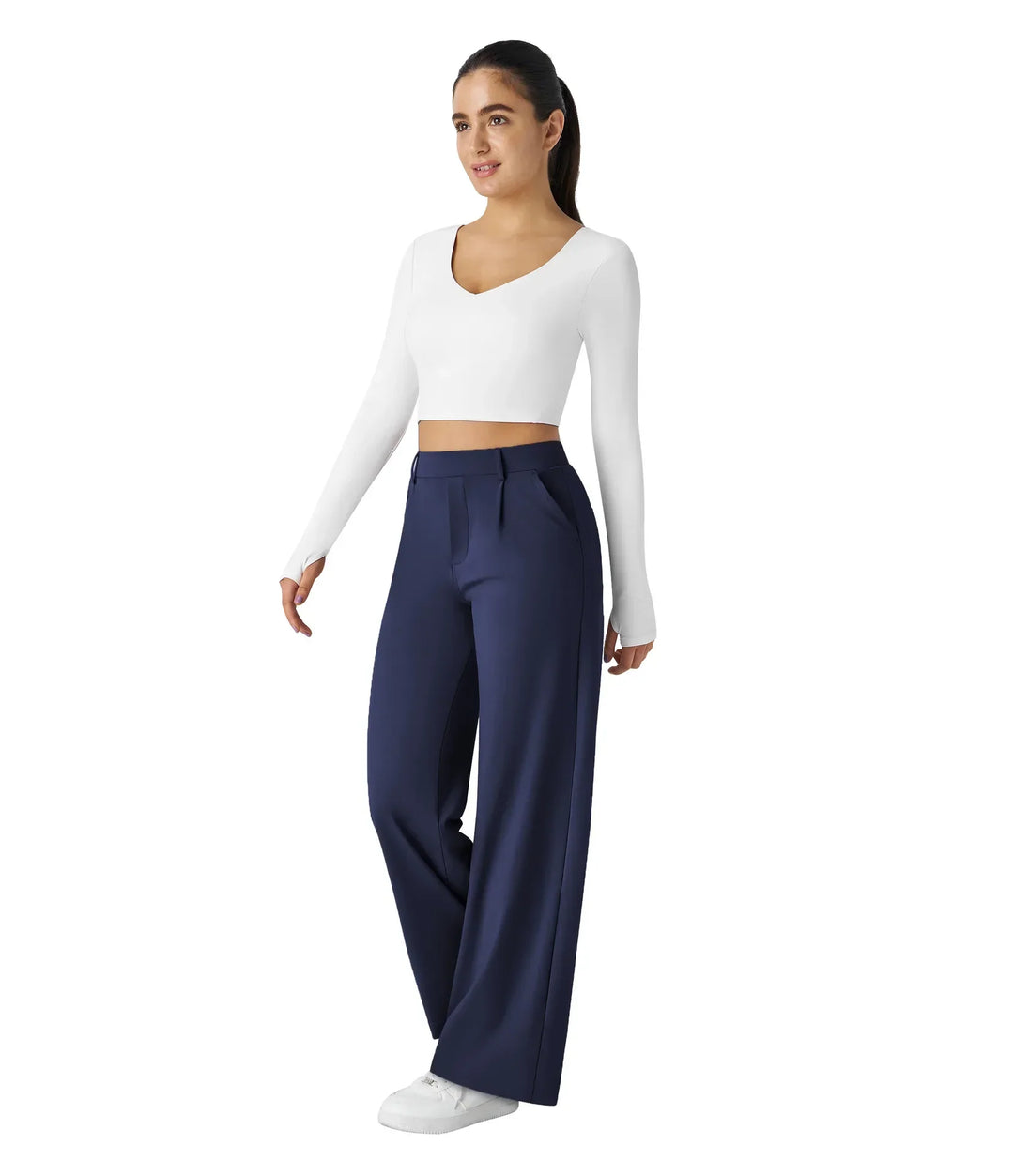 Straight Leg Women's Trousers - Gina
