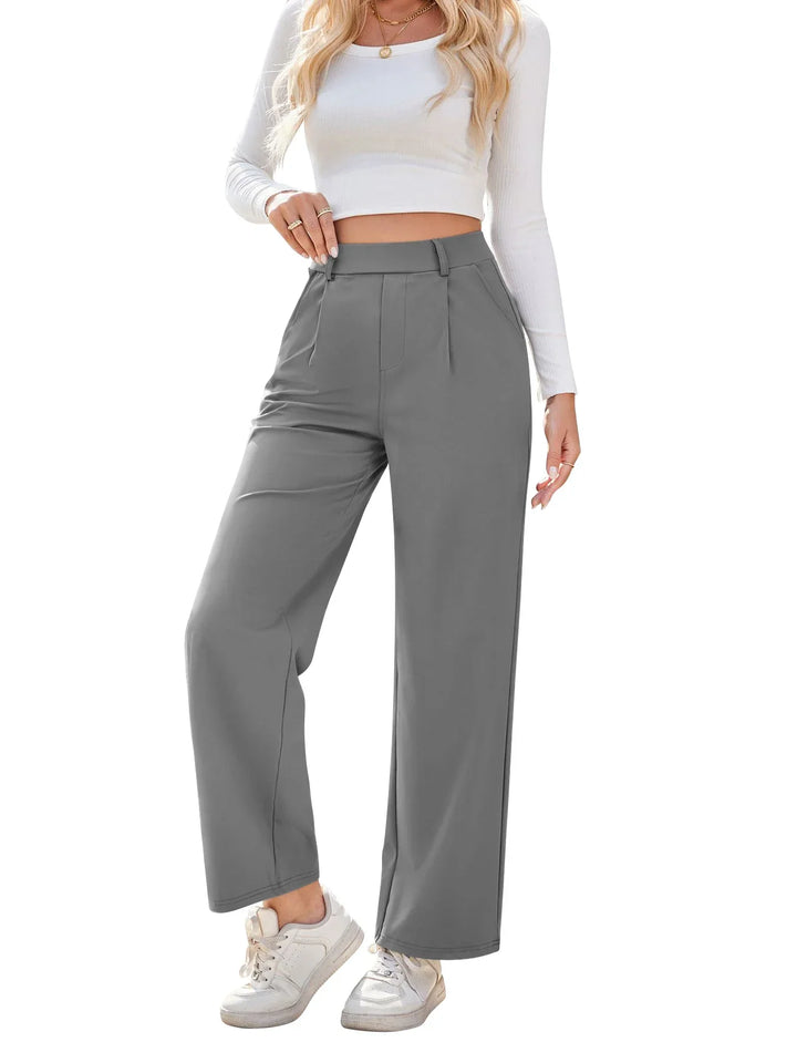 Straight Leg Women's Trousers - Gina