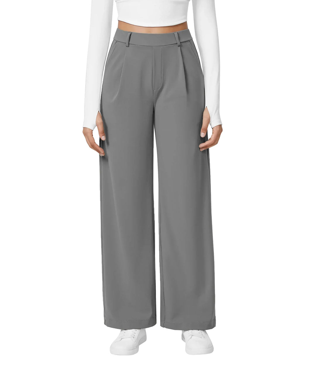 Straight Leg Women's Trousers - Gina