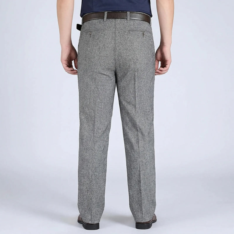 Stretch Waistband Plus Size Trousers - Derek