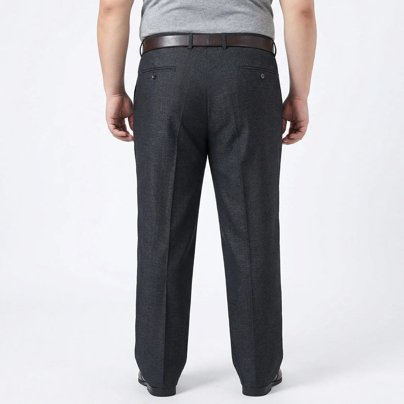 Stretch Waistband Plus Size Trousers - Derek