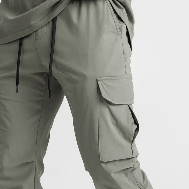 Stretchstoff Joggerhose Mit Taschen -  Francis