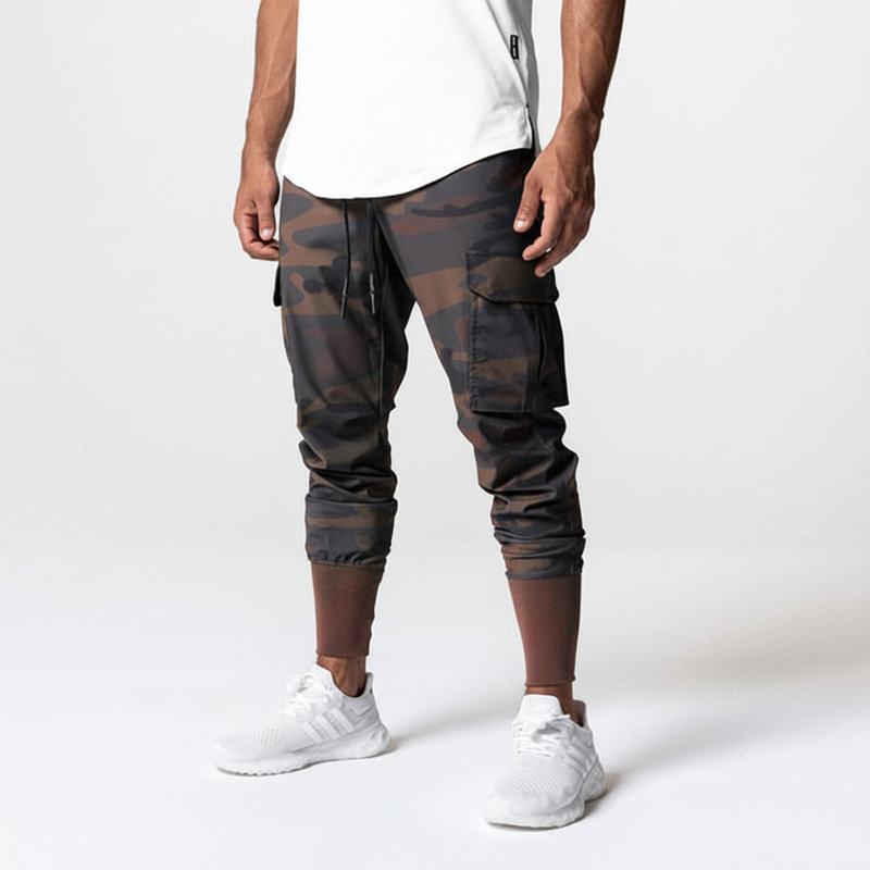 Stretchstoff Joggerhose Mit Taschen -  Francis