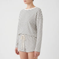 Striped Long Sleeve Pyjama Set - Penny