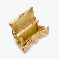 Structured Bow Evening Bag - Gildari