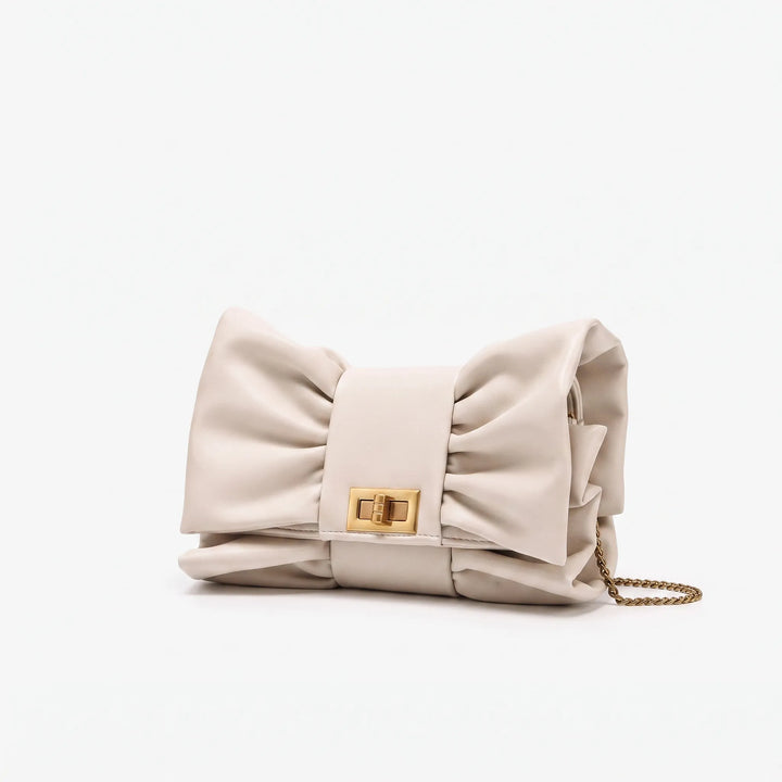 Structured Bow Evening Bag - Gildari