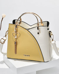 Structured Dual-Tone Female Handbag - Valinta