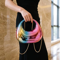 Structured Evening Clutch Bag - Crescora