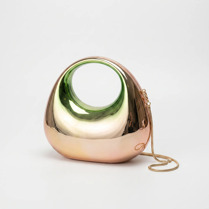 Structured Evening Clutch Bag - Crescora